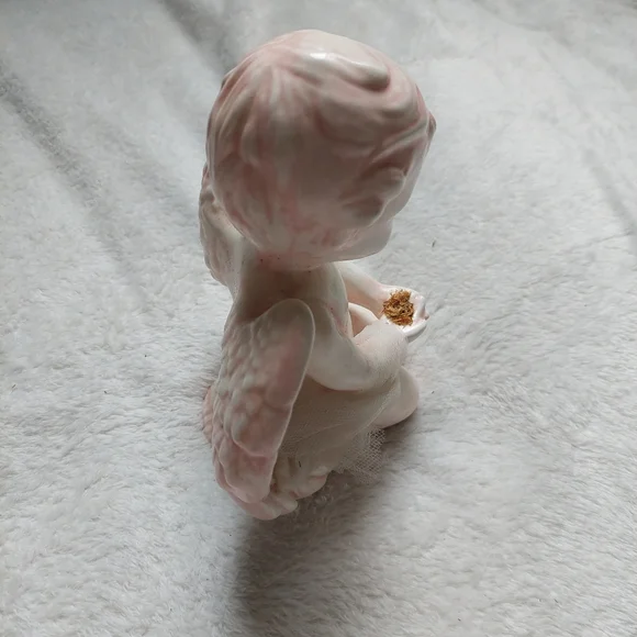 Pastel Pink Angel/Cherub Figurine - Picture 4 of 9